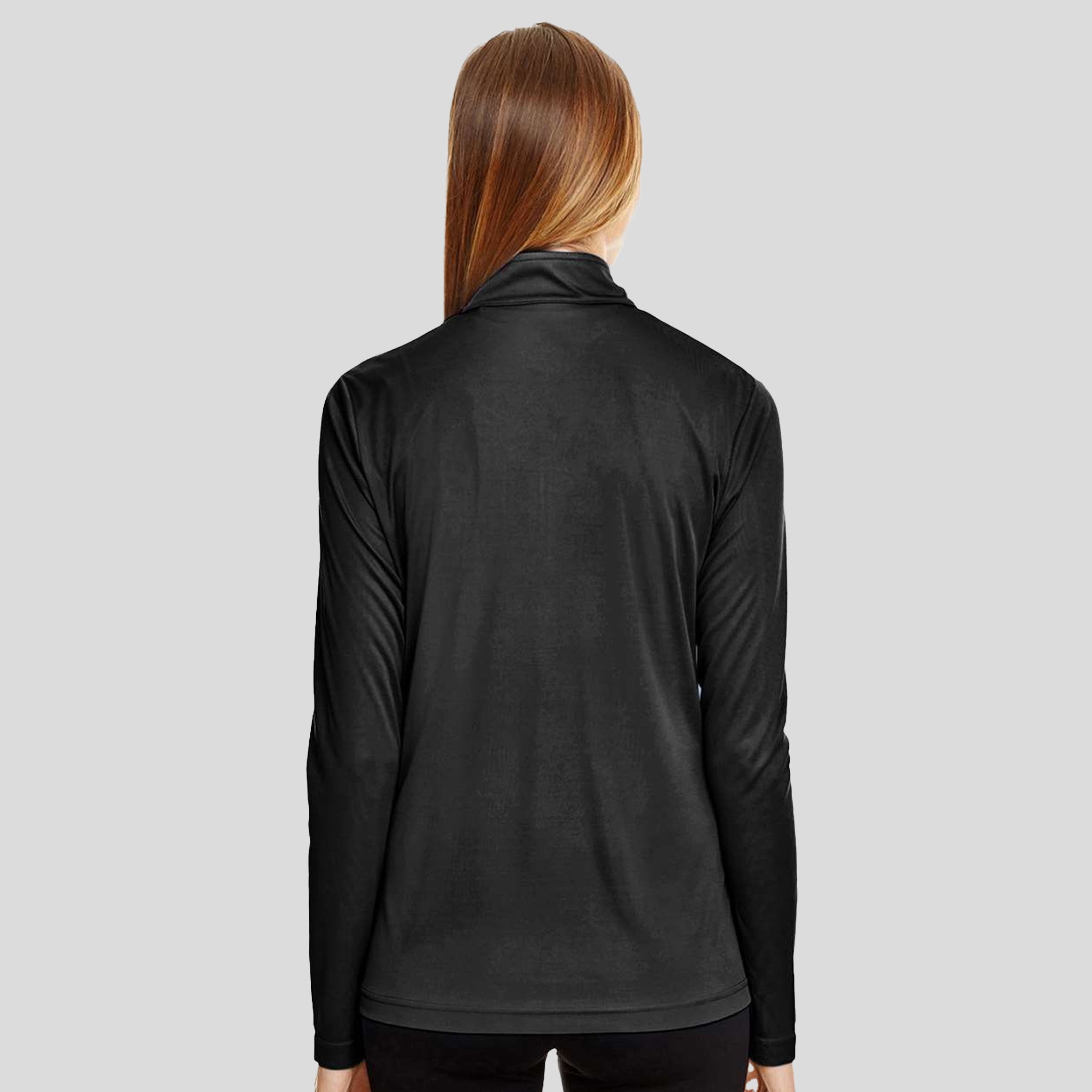 Women's Zone Performance Quarter-Zip Pullover | Black