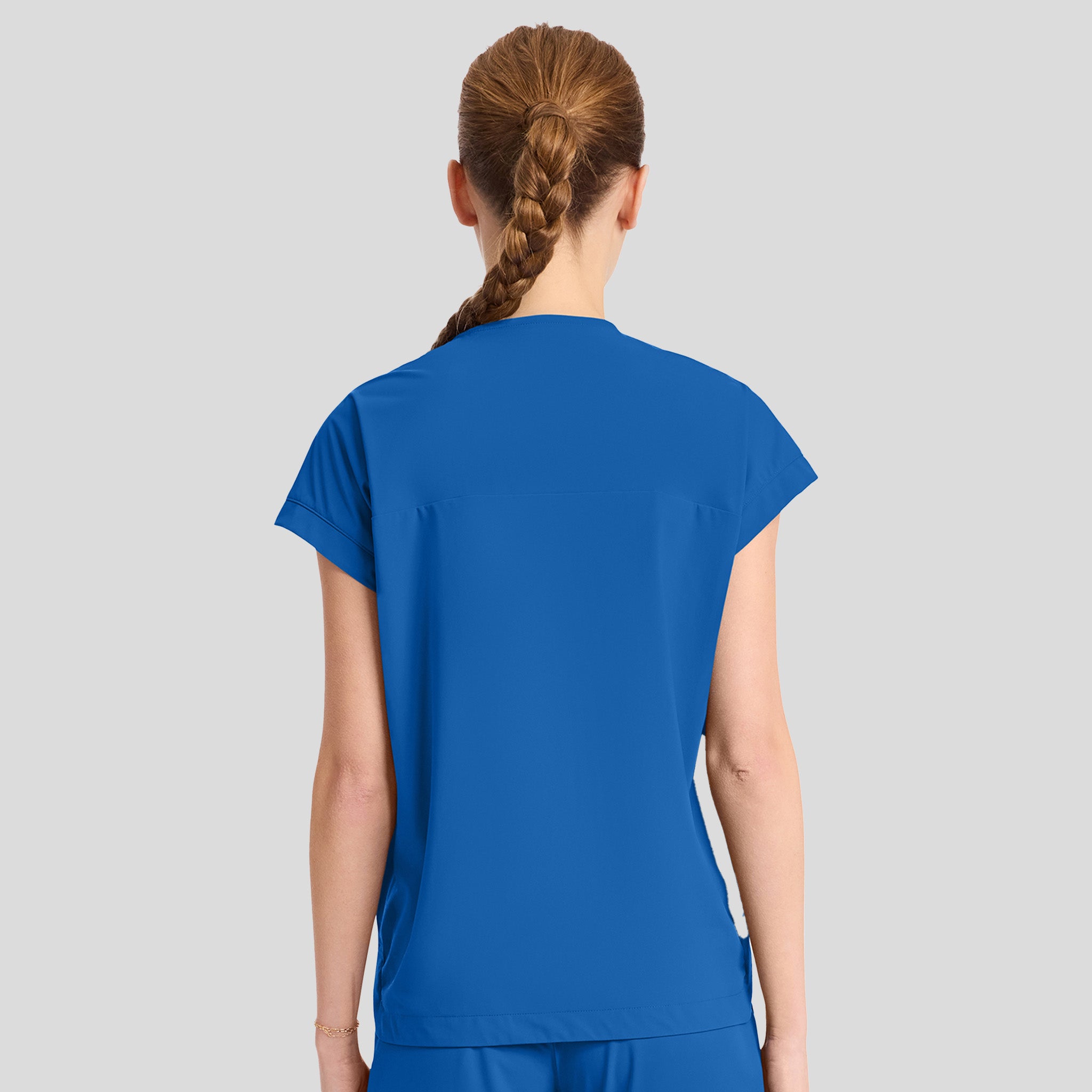 Dolman V-Neck Top | Royal