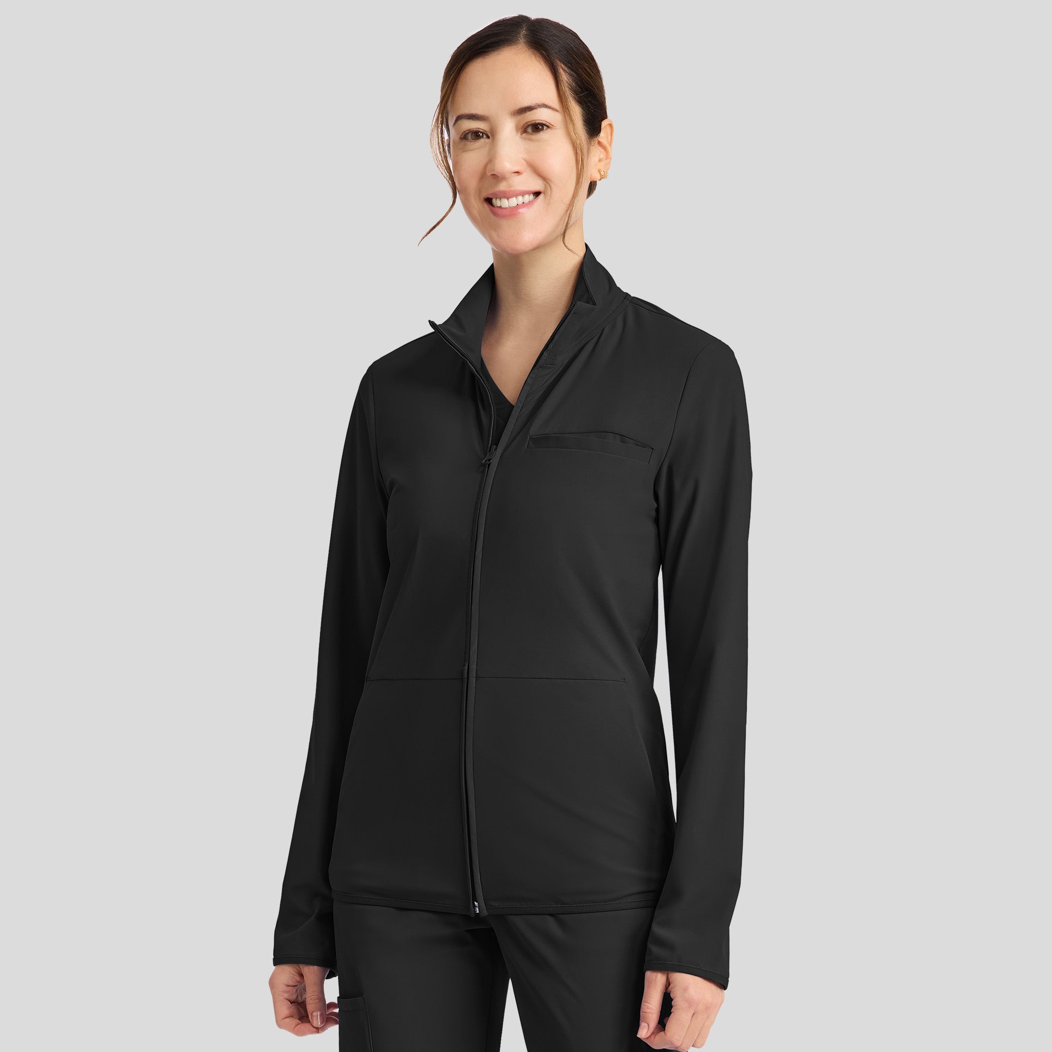 3-Pocket Warm-up Jacket | Black