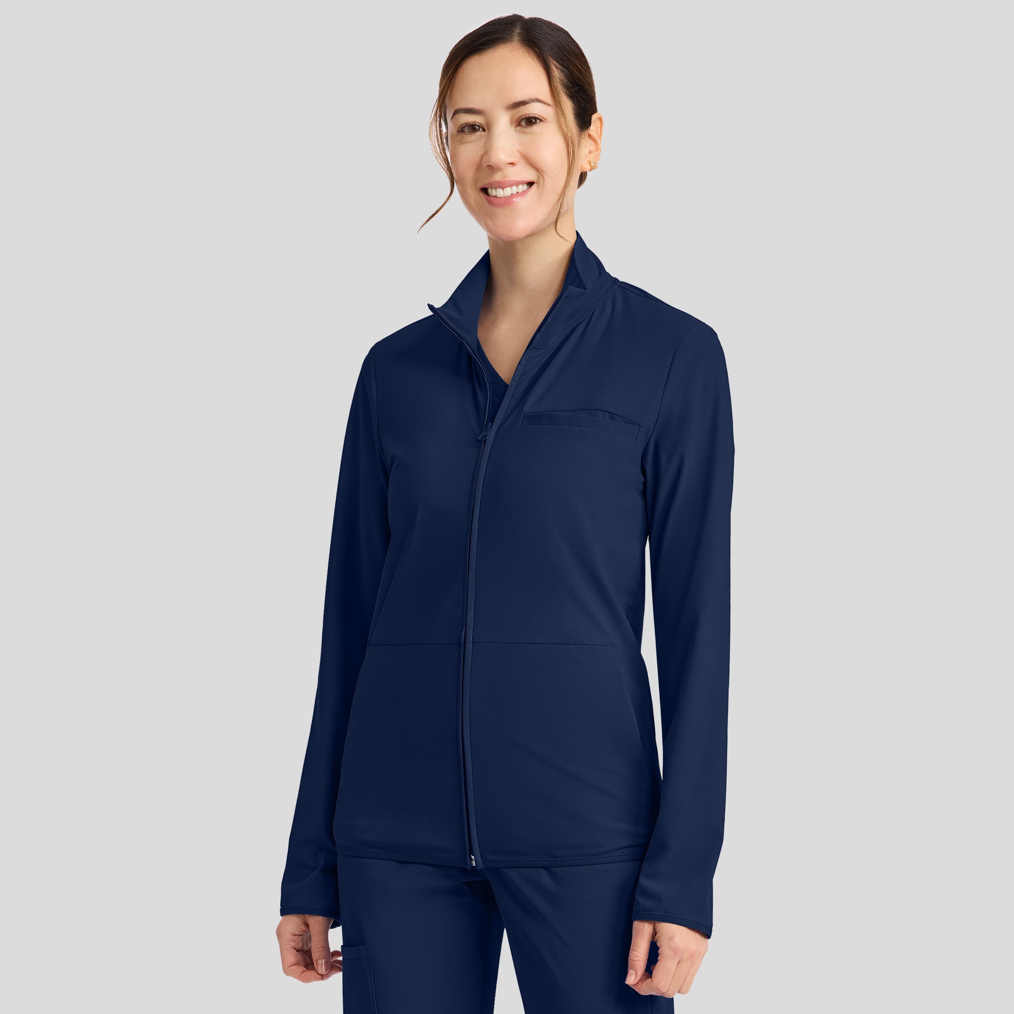 3-Pocket Warm-up Jacket | Navy