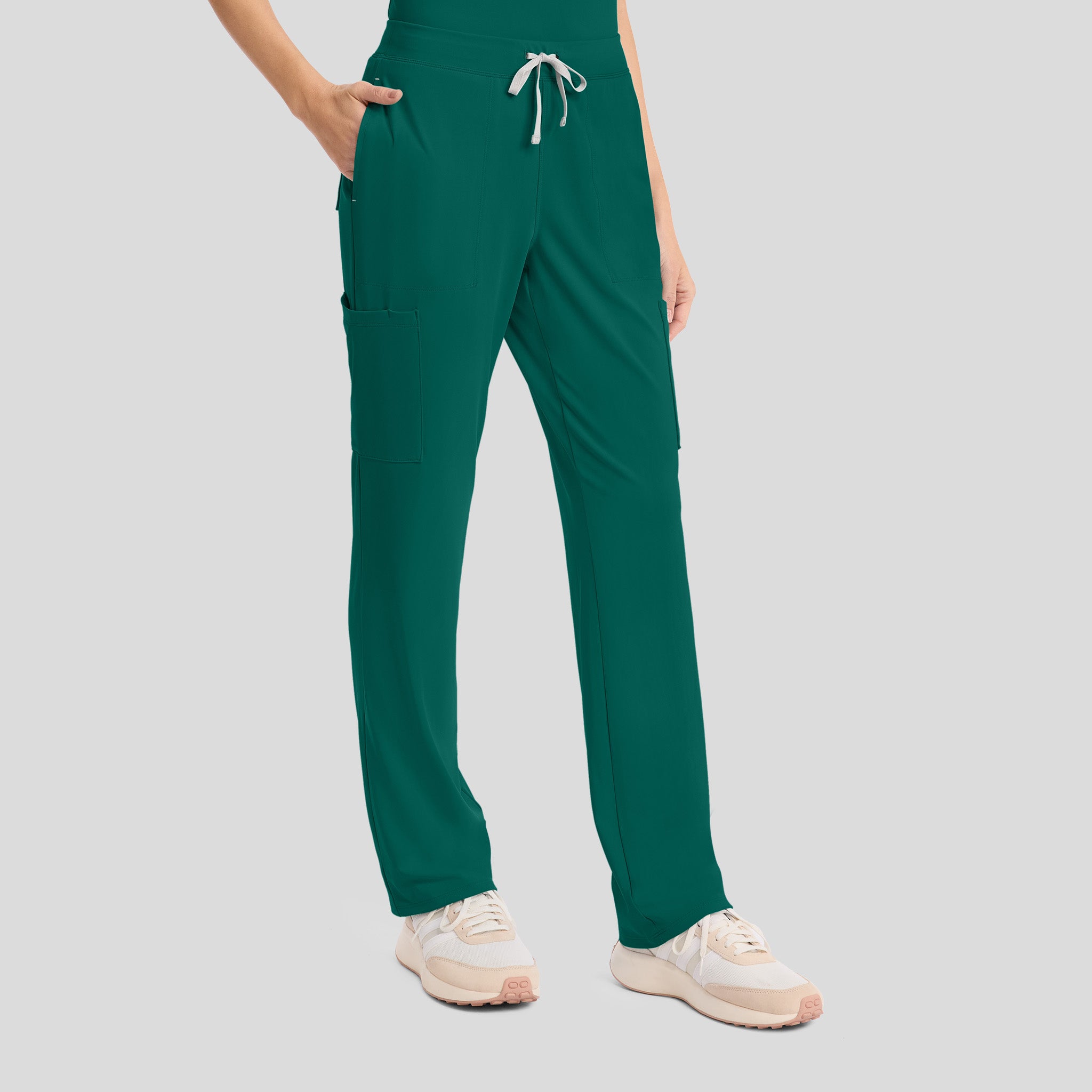 Achieve Pull-On Straight Leg Scrub Pant | Hunter