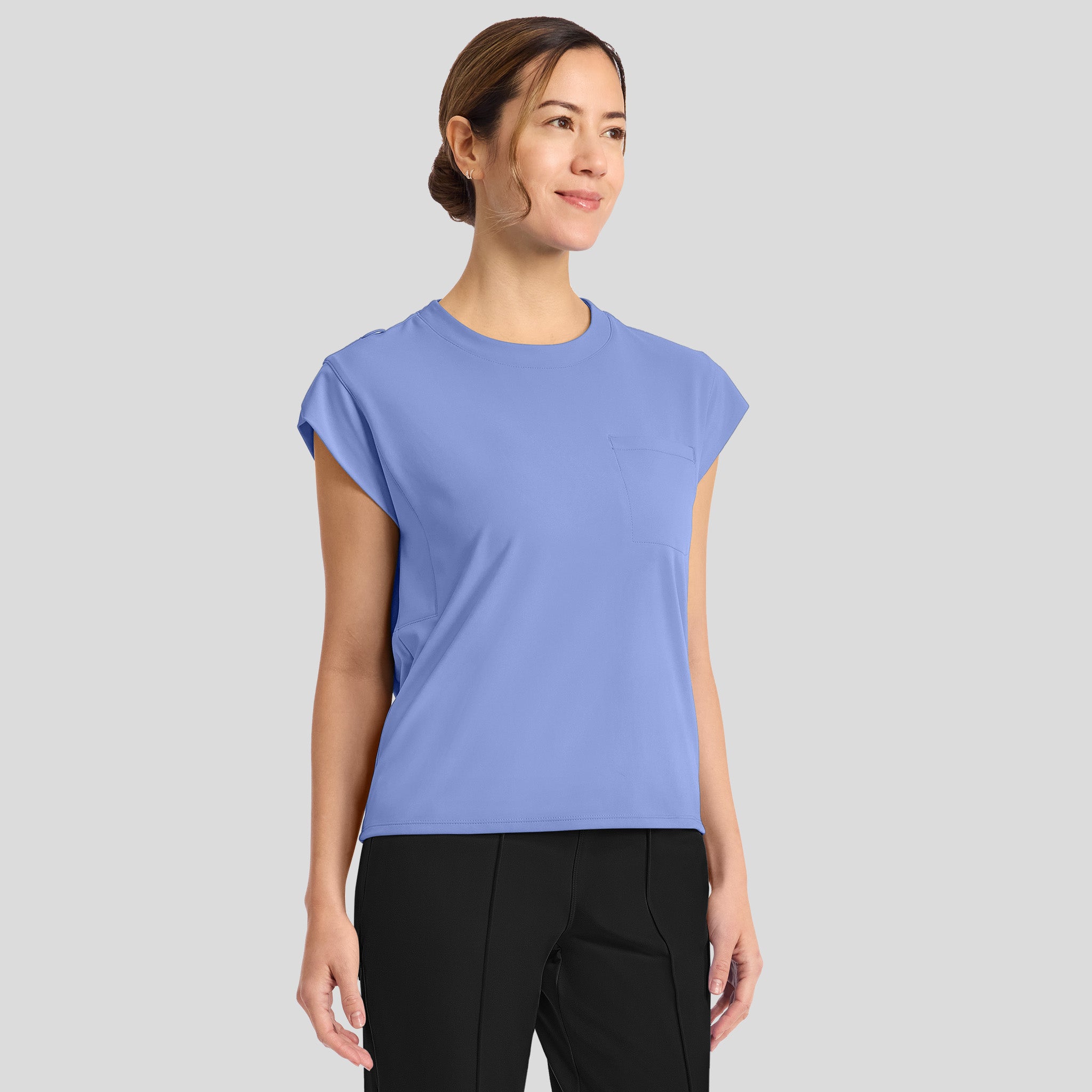 Achieve Crew Neck Scrub Top | Ciel