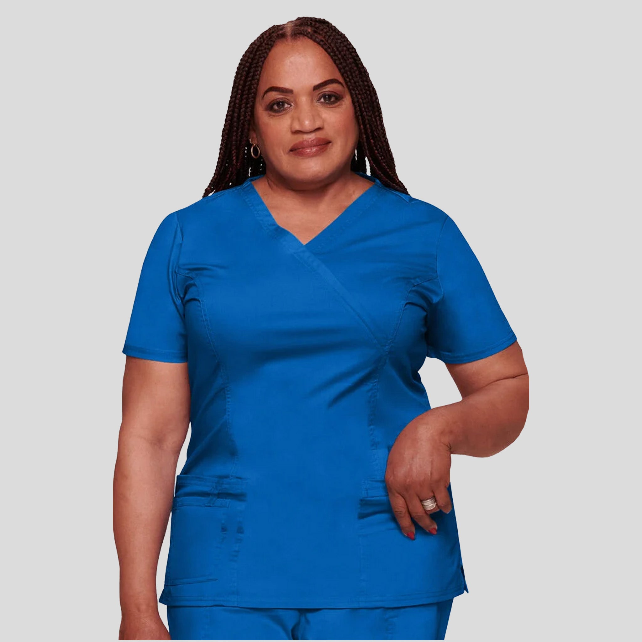 Women's Mock Wrap Princess Seam | Royal