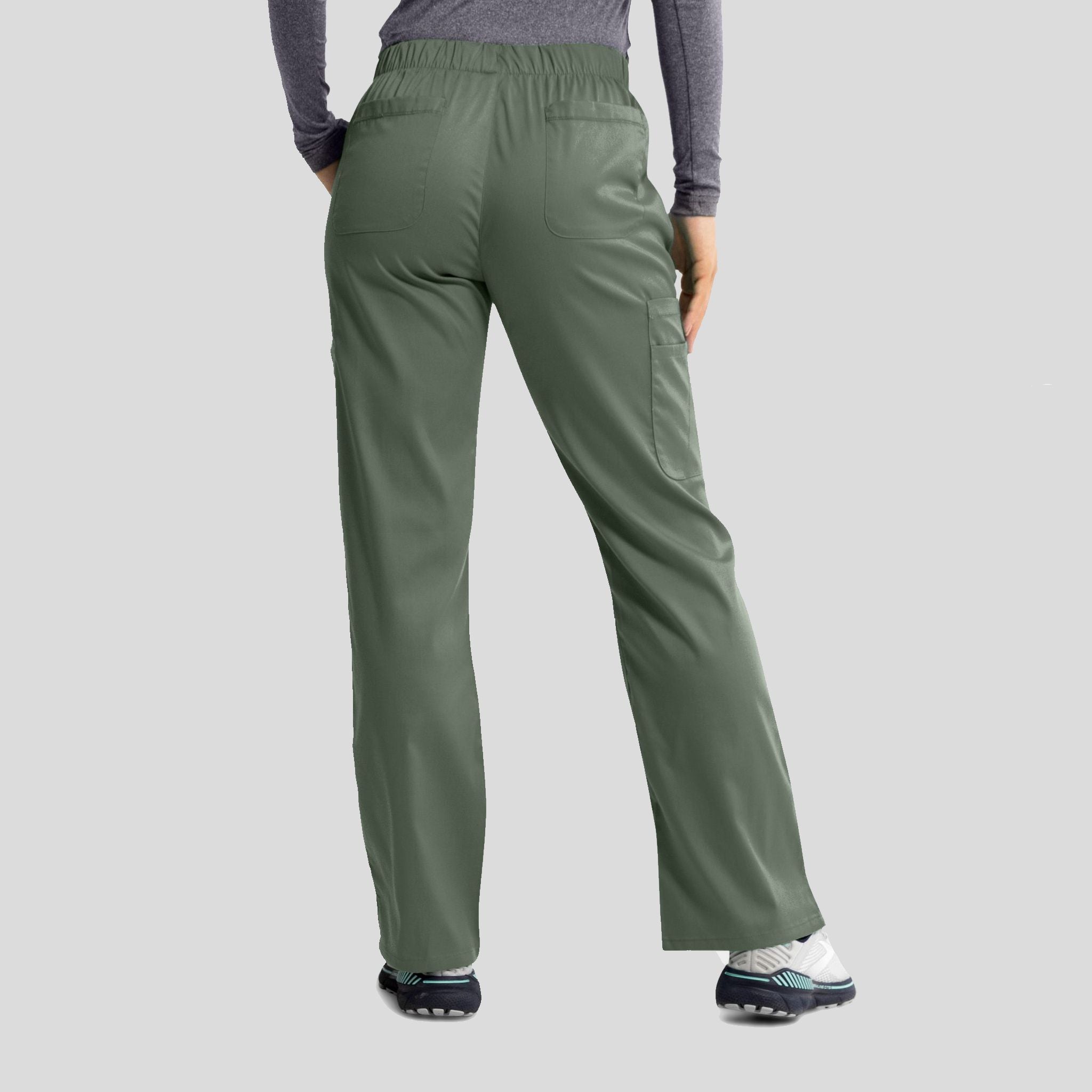 Womenβs Elastic Waist Pant | Olive