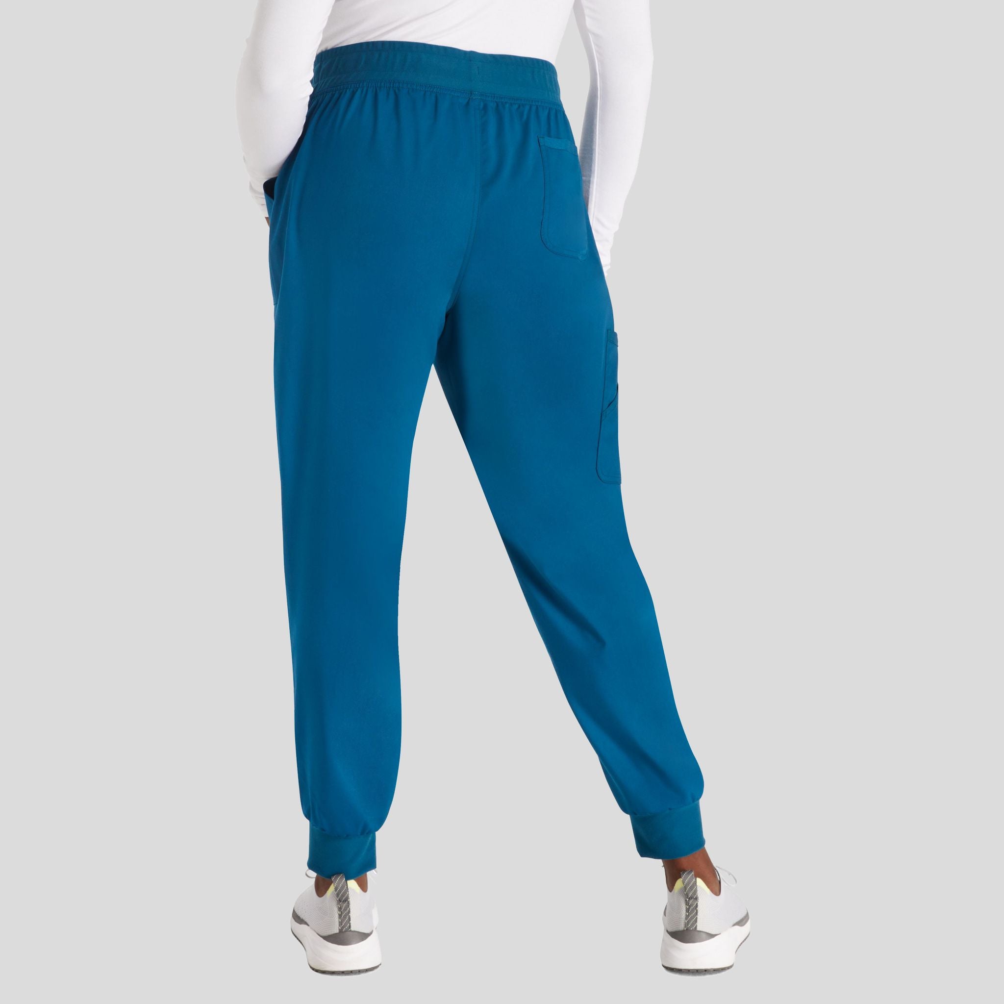 Women's Mid Rise Jogger Scrub Pant | Caribbean