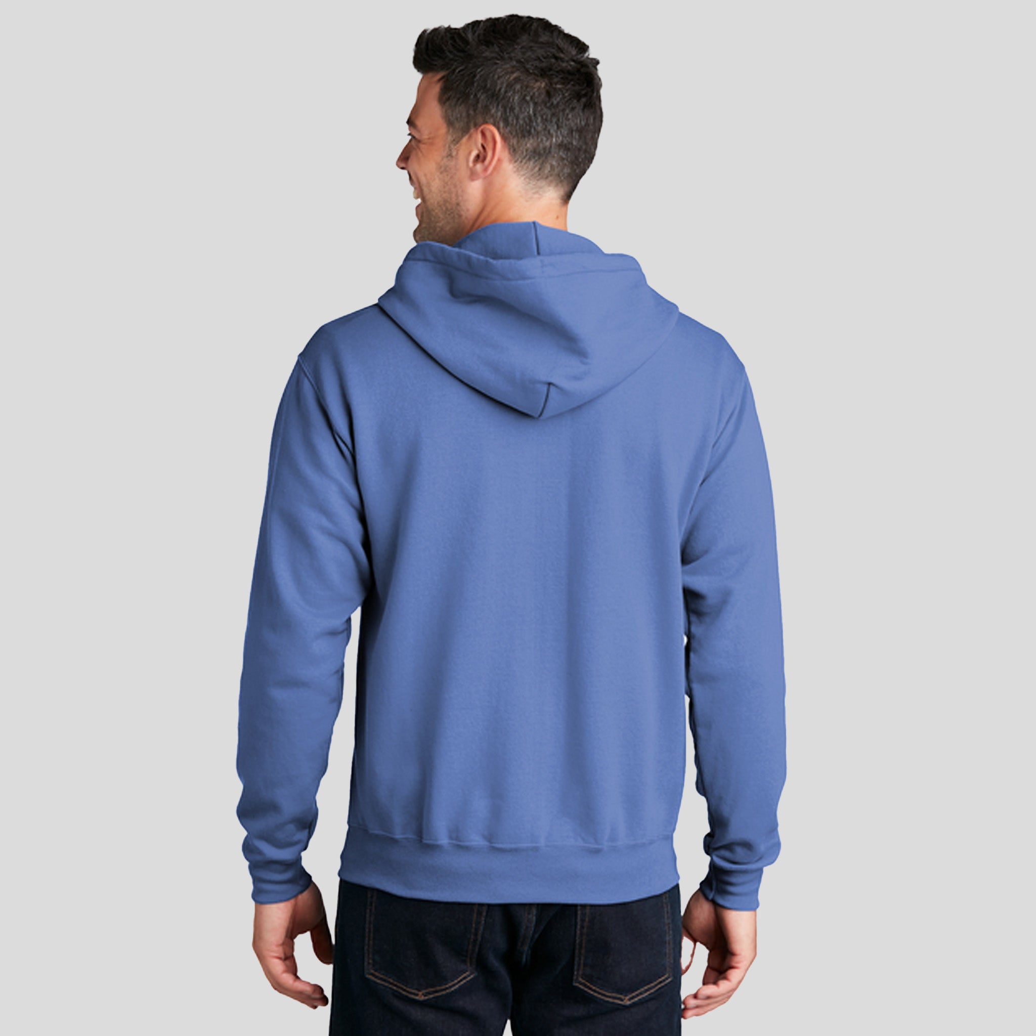 Core Fleece Full-Zip Hooded Sweatshirt | Carolina Blue