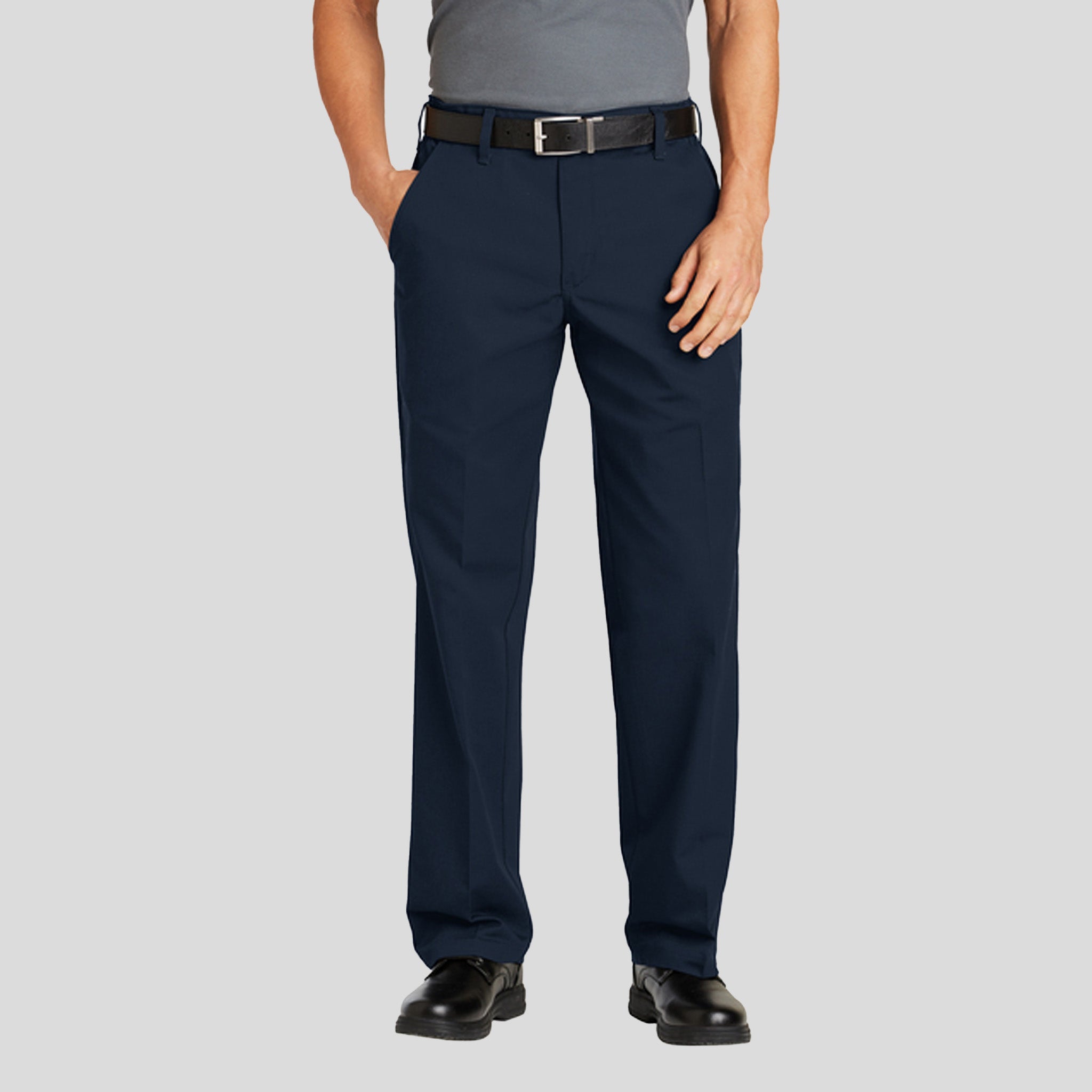 Men's Elastic Insert Work Pant | Navy