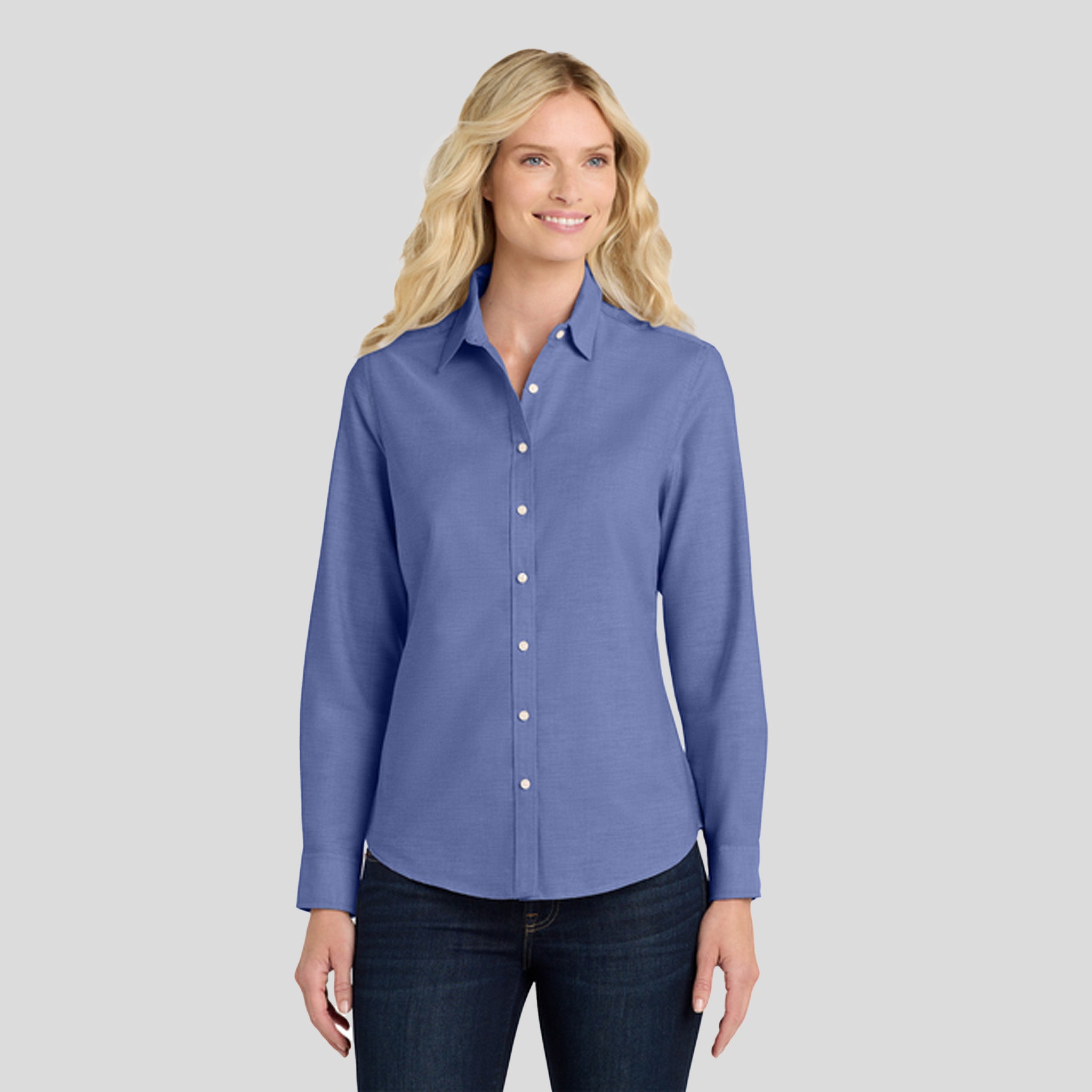 Women's SuperProβ’ Oxford Shirt | Navy