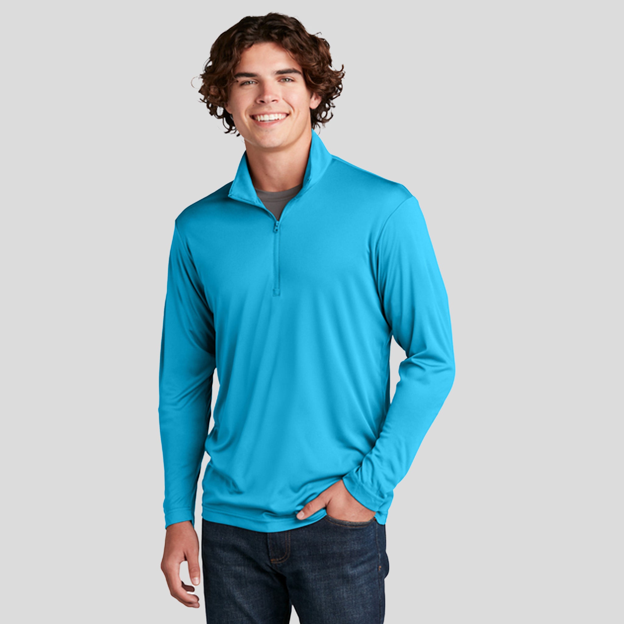 PosiChargeยฎ Competitorโข 1/4-Zip Pullover | Atomic Blue