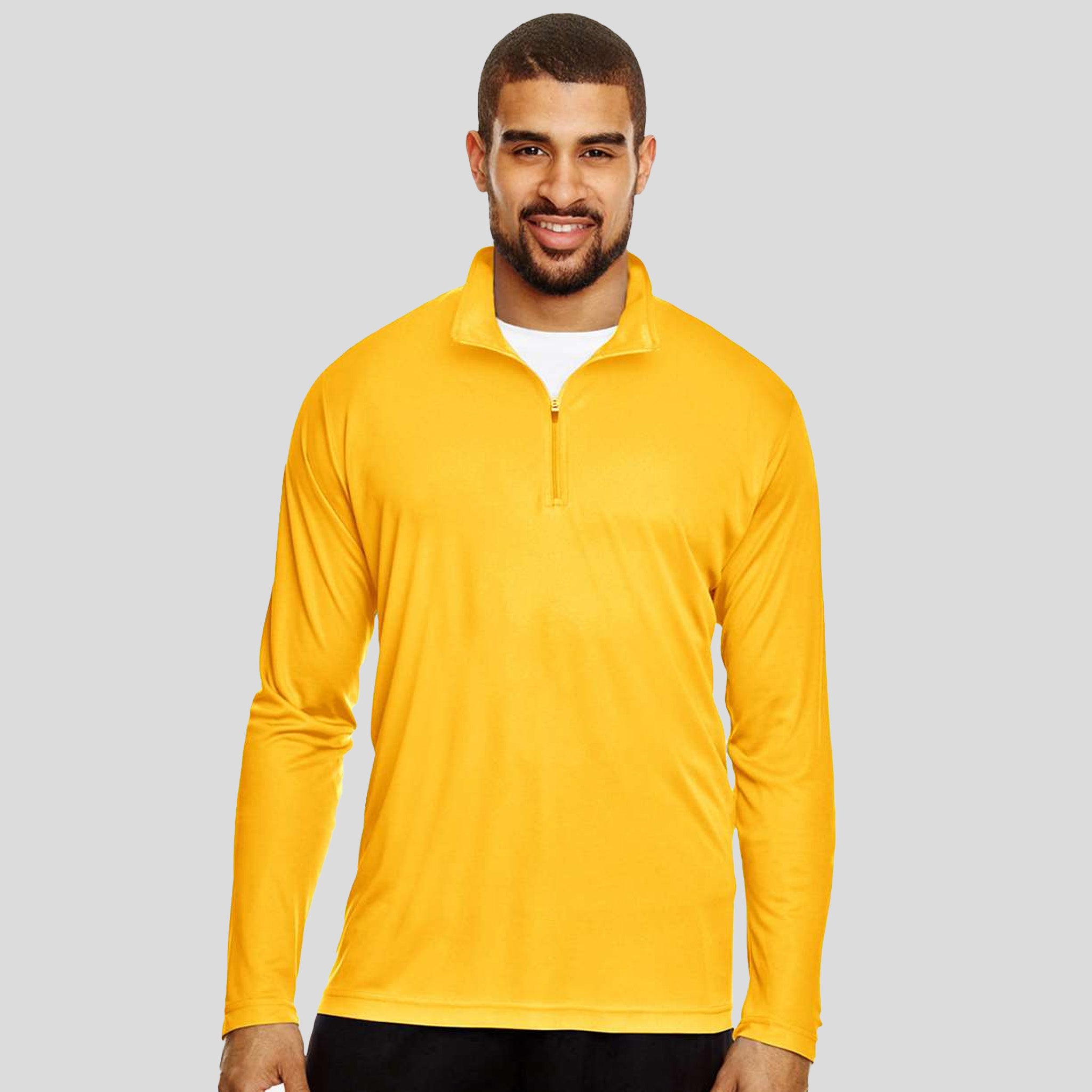 Men's Zone Performance Quarter-Zip Pullover | Sport Athletic Gold