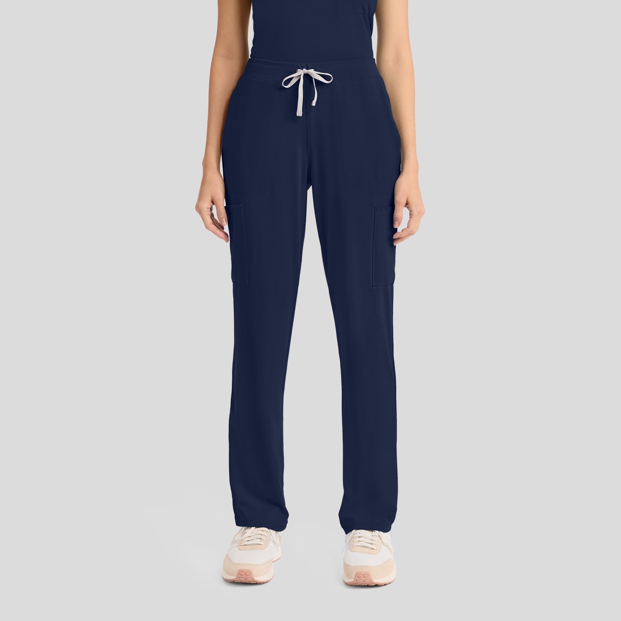 Achieve Pull-On Straight Leg Scrub Pant | Navy