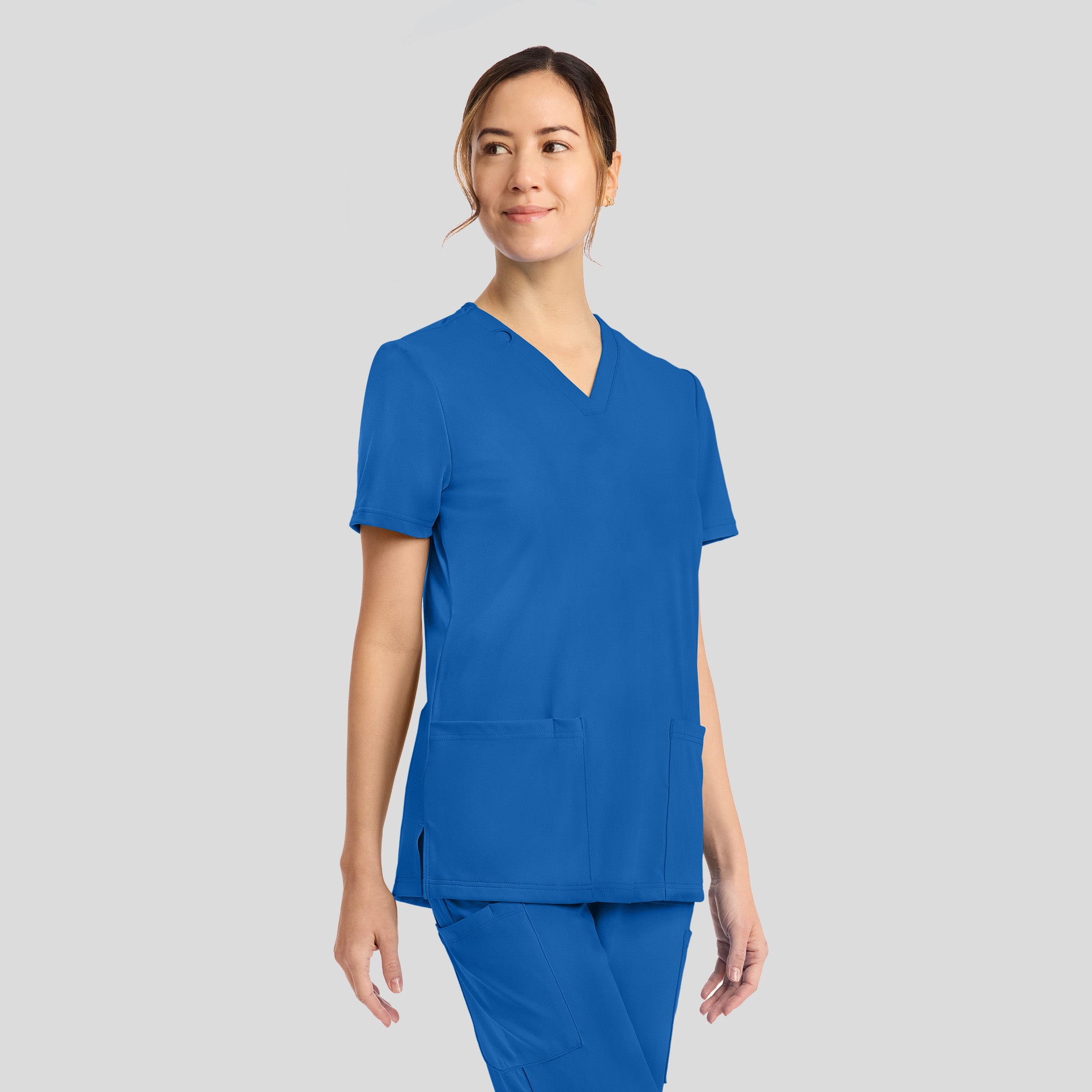 Achieve 2-Pocket Scrub Top | Royal