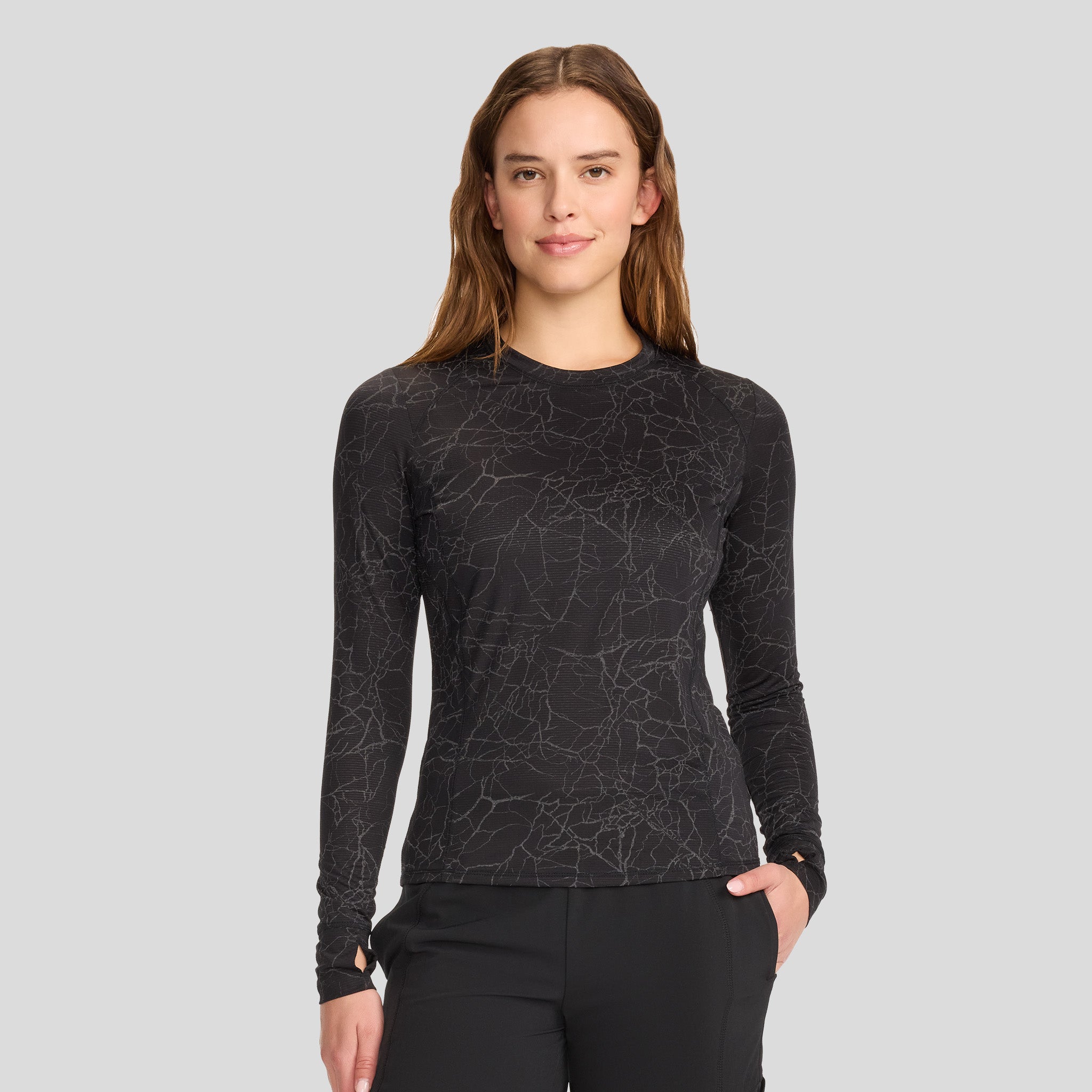 Performance Underscrub | Crackle Layer Black