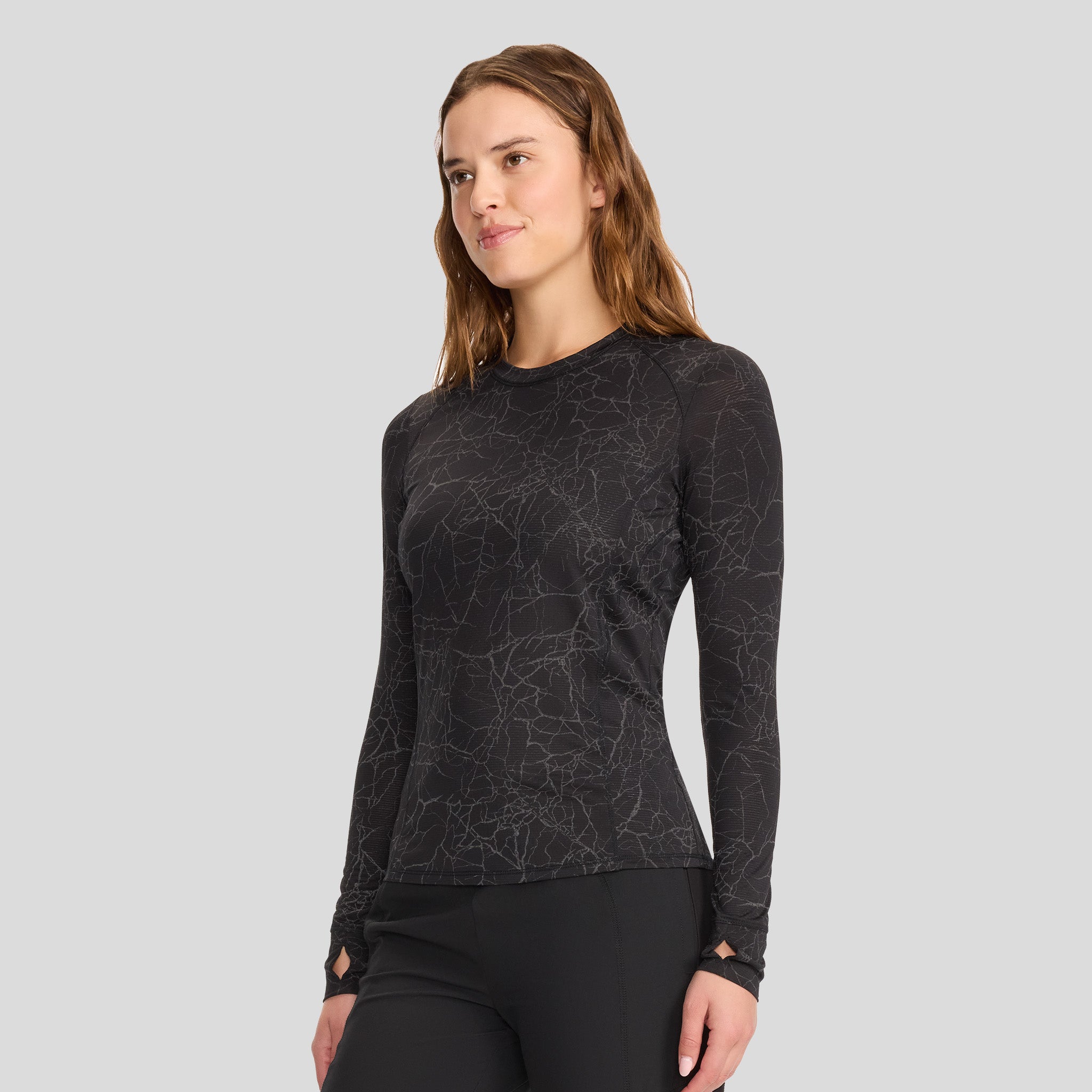 Performance Underscrub | Crackle Layer Black