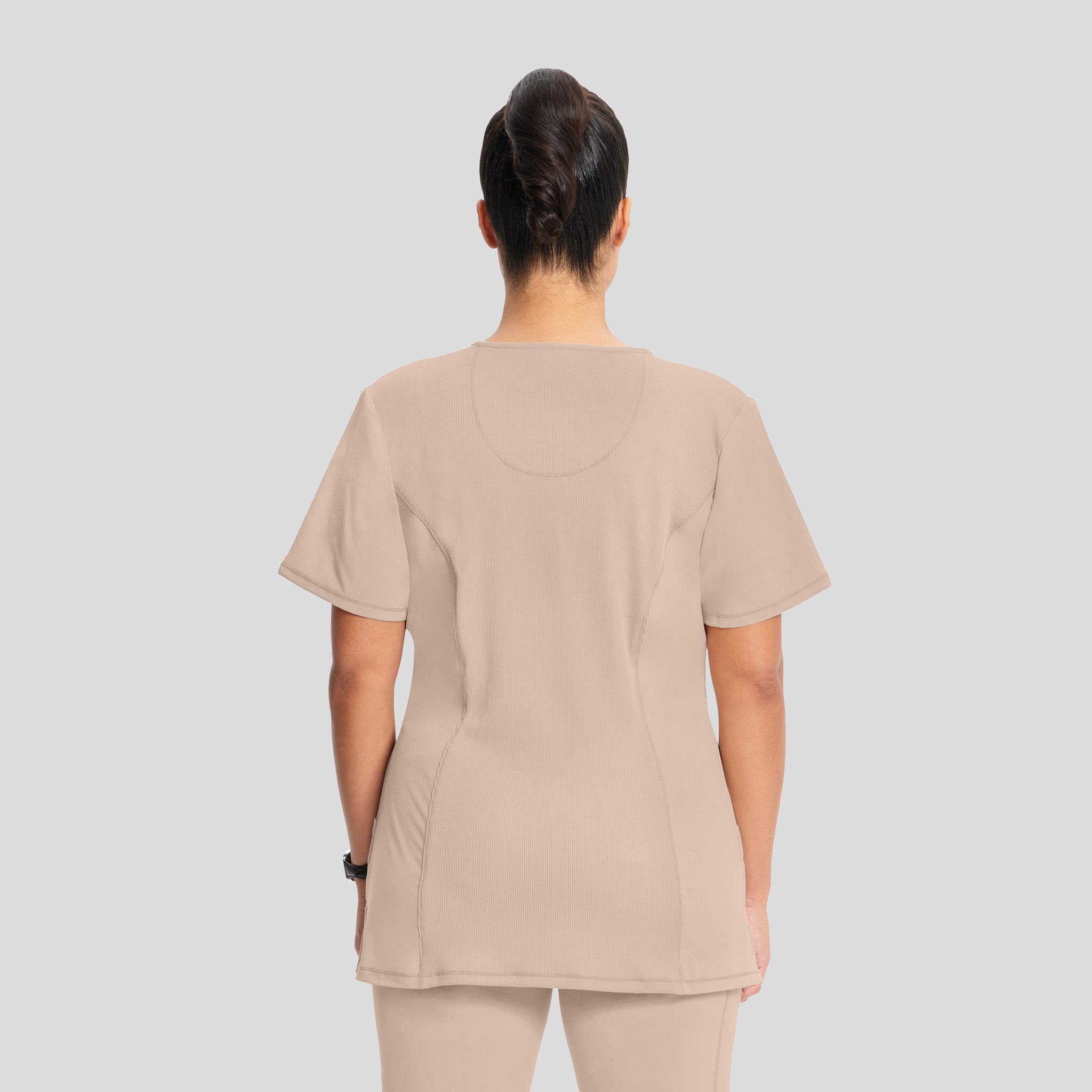 Women's Round Neck Top | Khaki