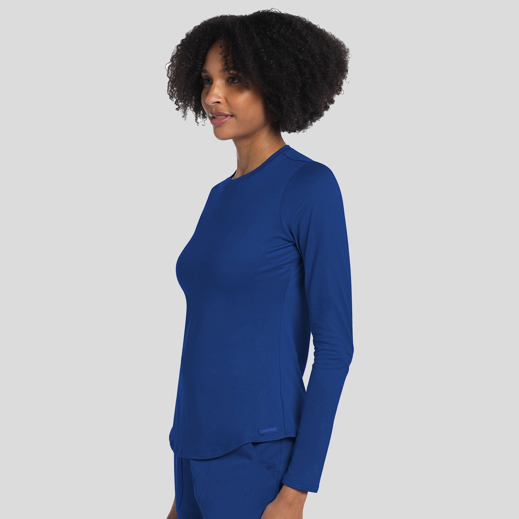 Long Sleeve Underscrub Knit Tee | Galaxy