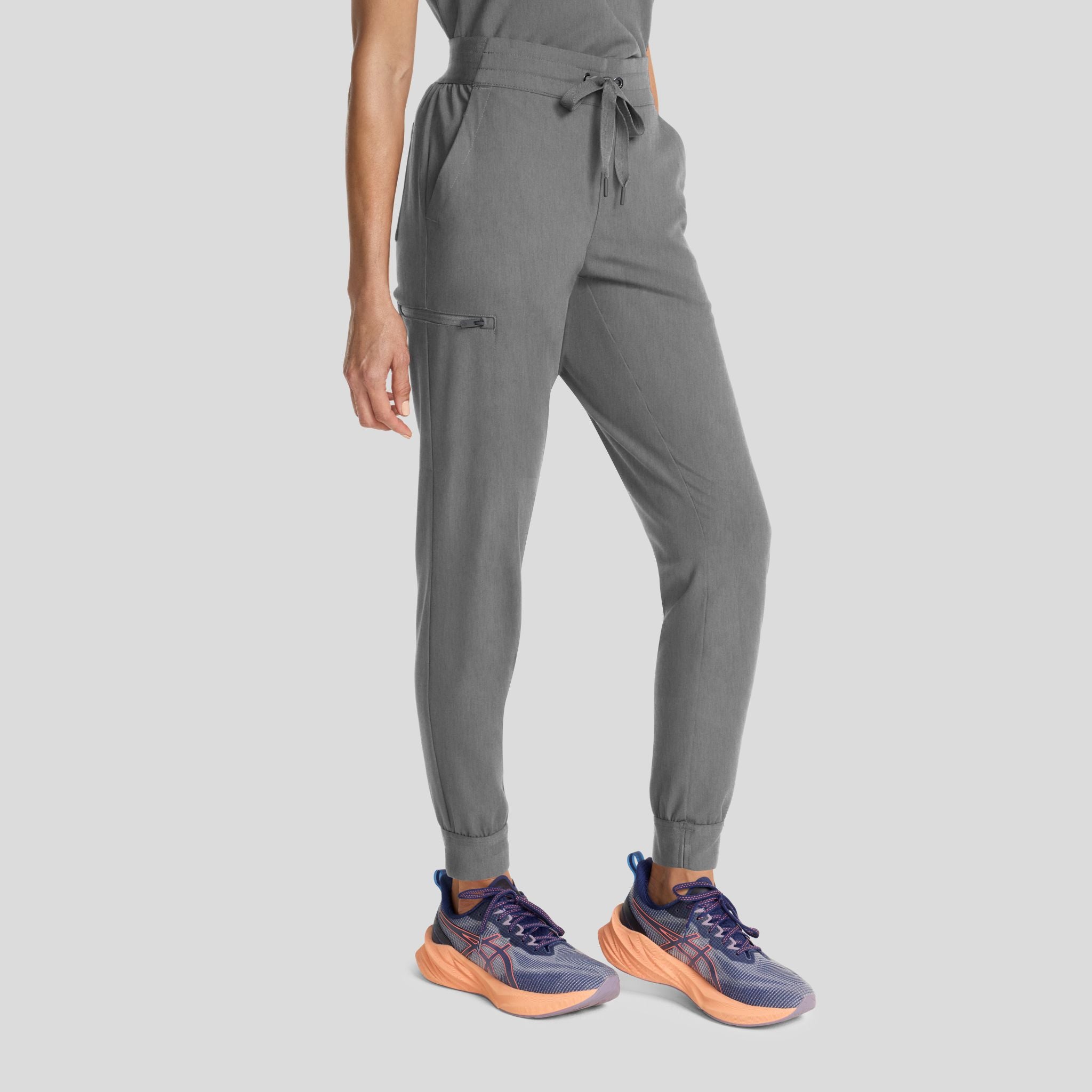 Women's Bekah Mid Rise Jogger | Heather Ash