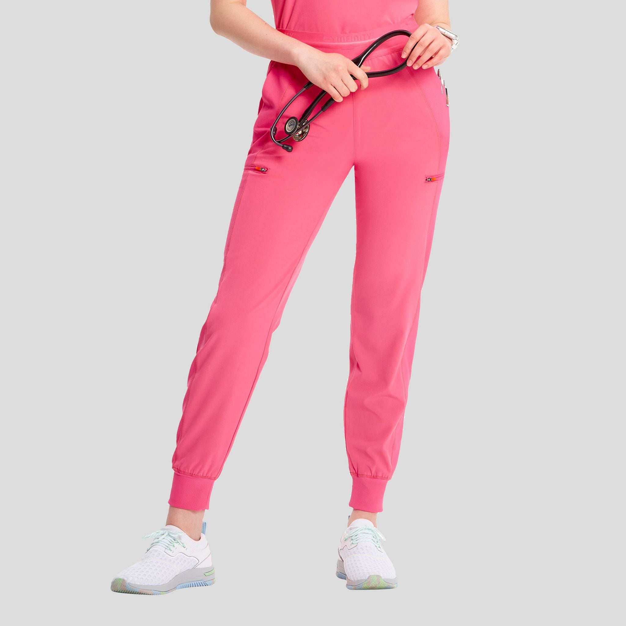 Mid Rise Jogger | Power Pink