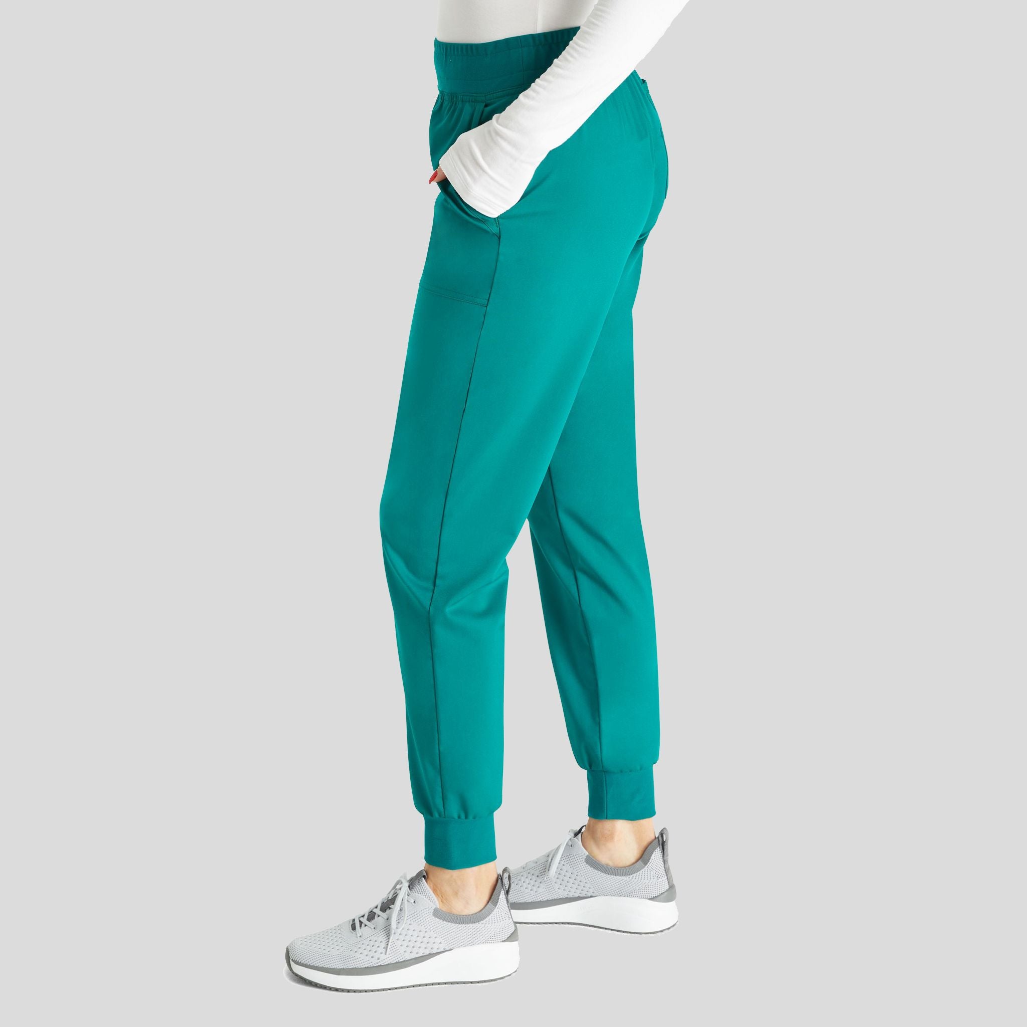 Women's Mid Rise Jogger Scrub Pant | Hunter