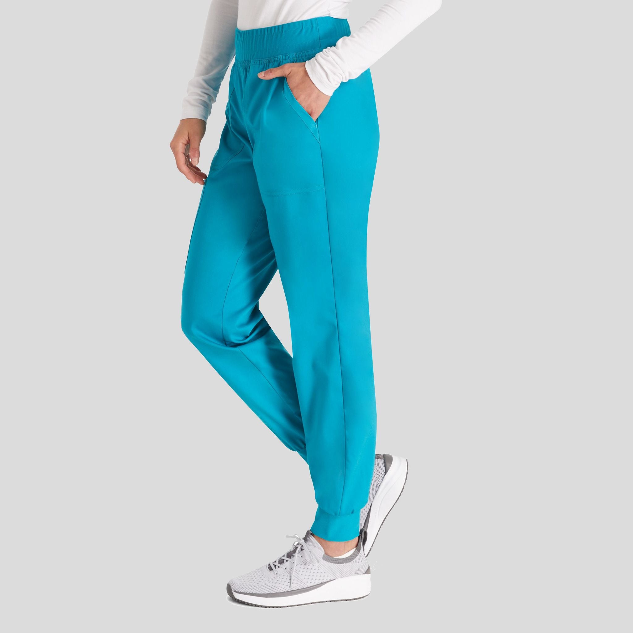 Women's Mid Rise Jogger Scrub Pant | Teal