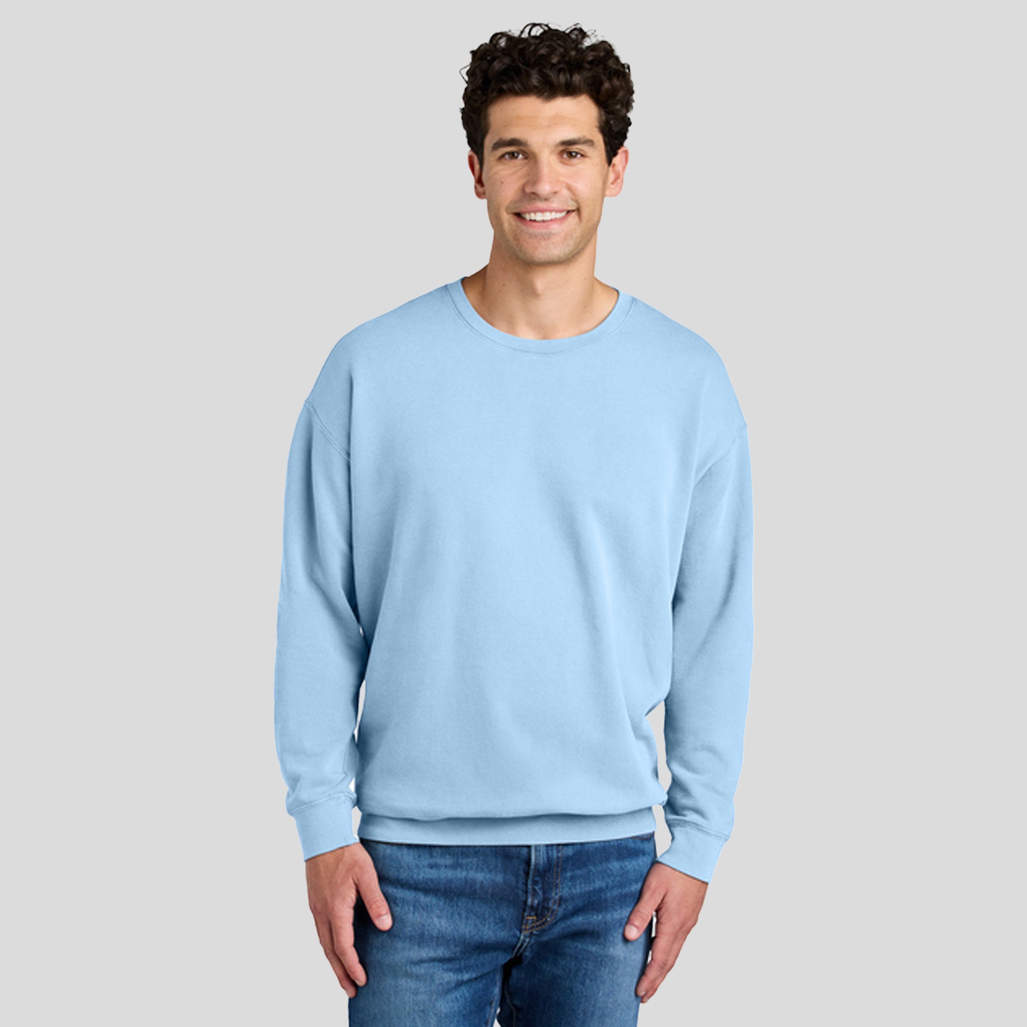 Lightweight Crewneck Sweatshirt | Hydrangea