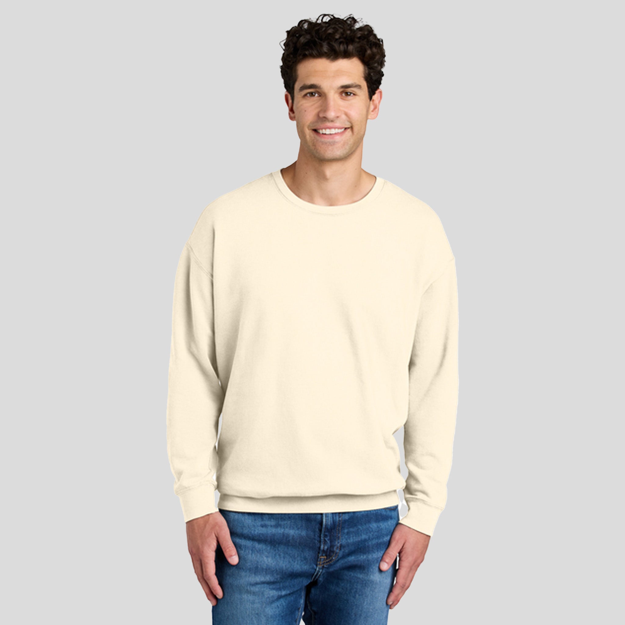 Lightweight Crewneck Sweatshirt | Ivory