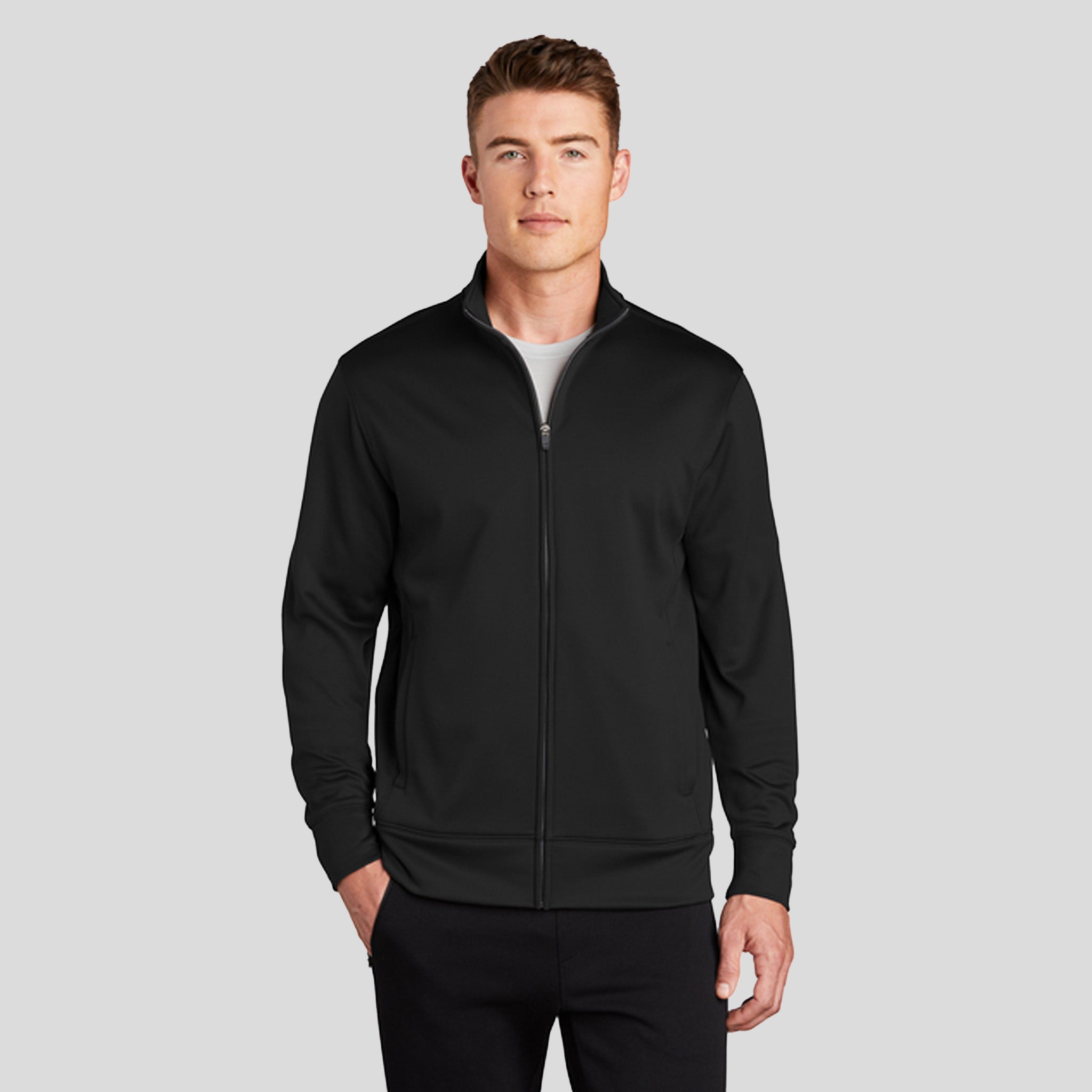 Sport-Wick® Fleece Full-Zip Jacket | Black