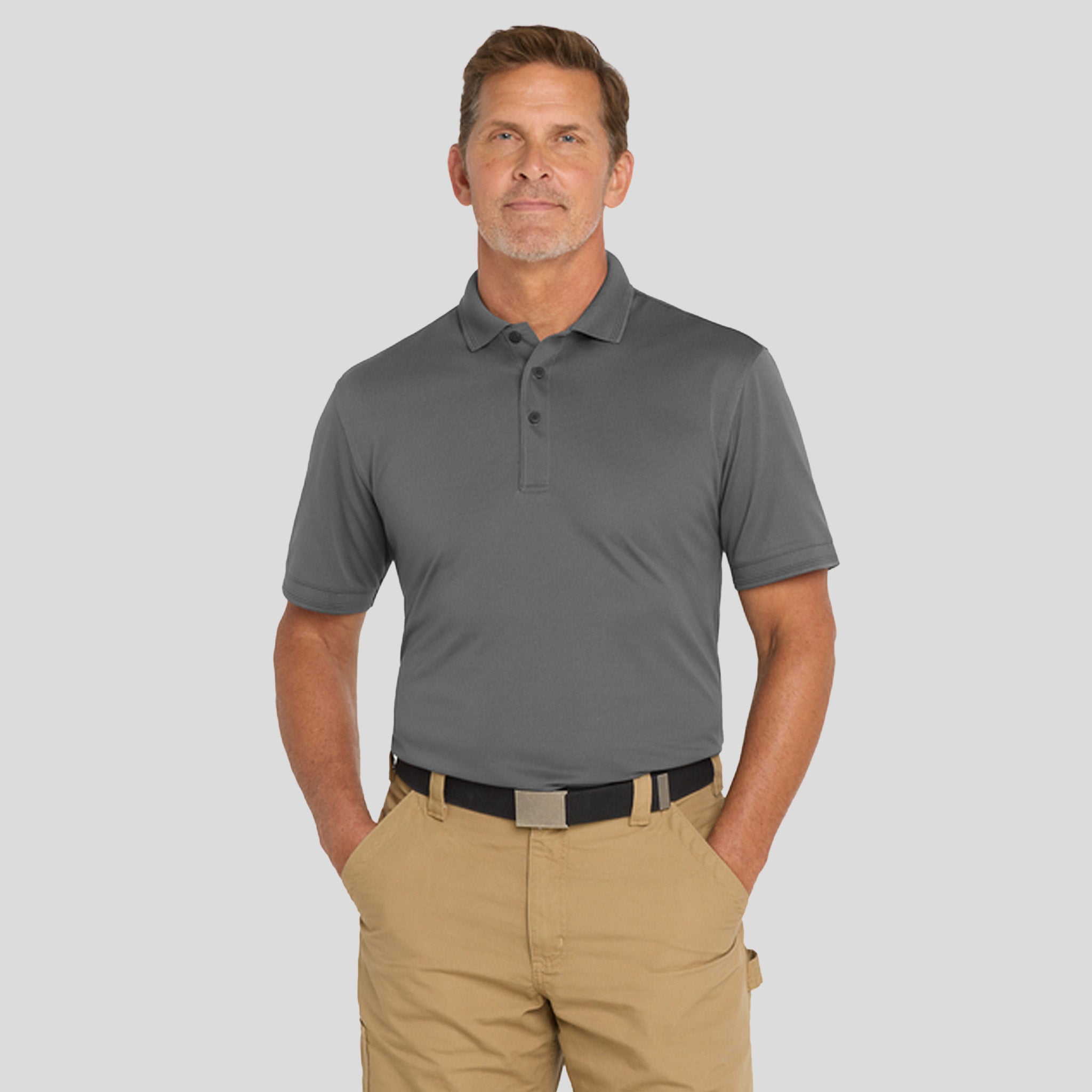 Industrial Snag-Proof Pique Polo | Charcoal