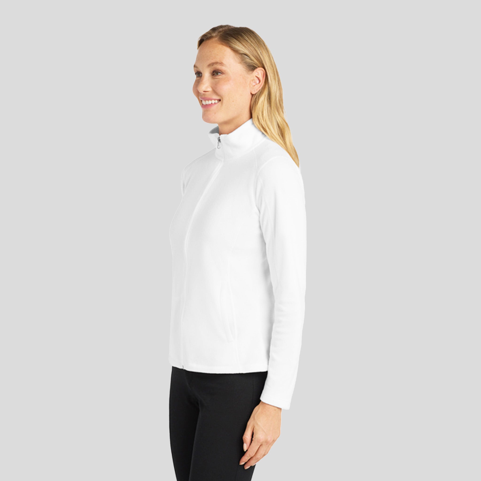Women's Microfleece Jacket | White