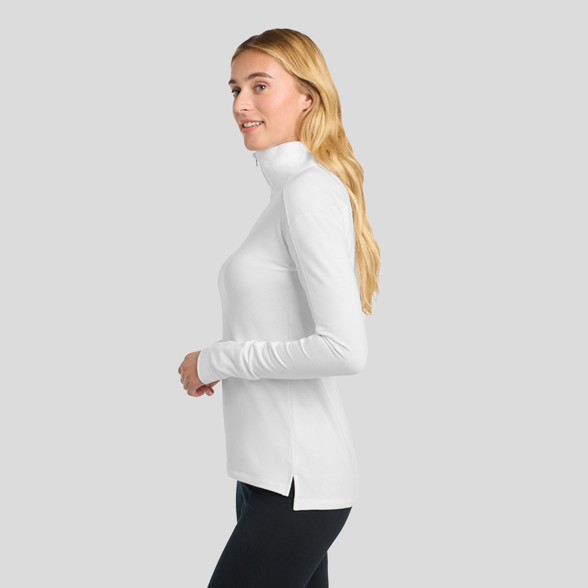Women's Sport-Wick® Flex Fleece 1/4-Zip | White