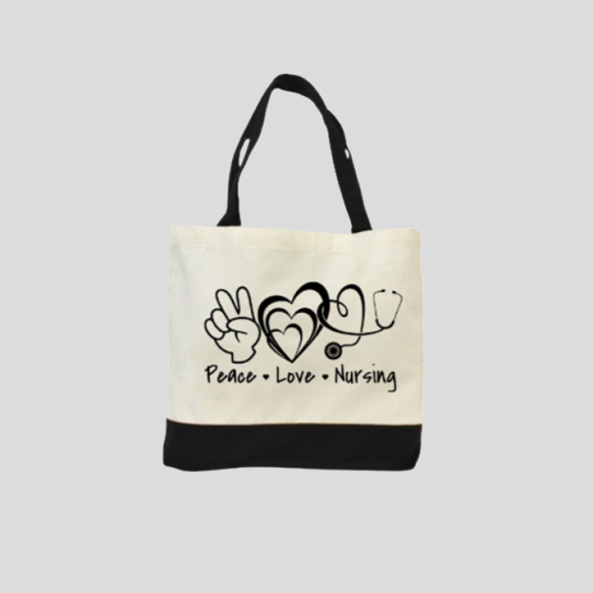 ND "Peace Love Nursing" Tote